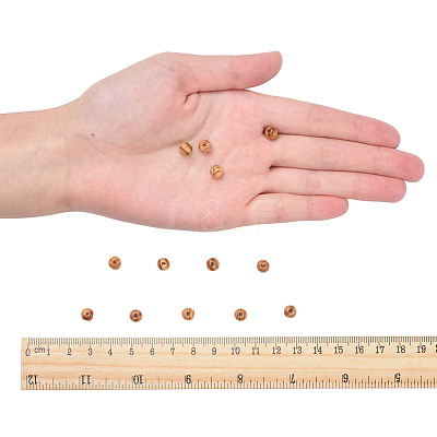 Undyed Natural Wood Beads X-TB611Y-6mm-LF-1