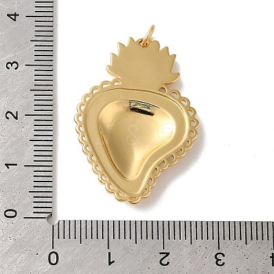 Rack Plating Brass Enamel Pendants KK-G504-25B-01-1