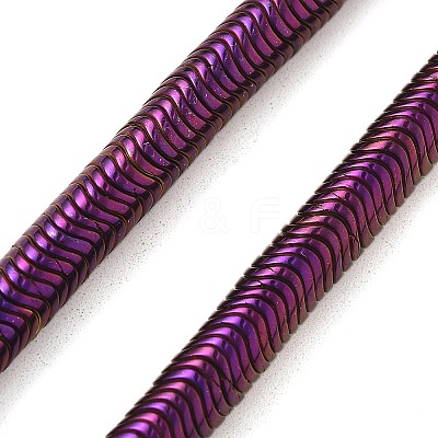 Electroplated Synthetic Non-magnetic Hematite Beads Strands G-B132-A01-01G-1