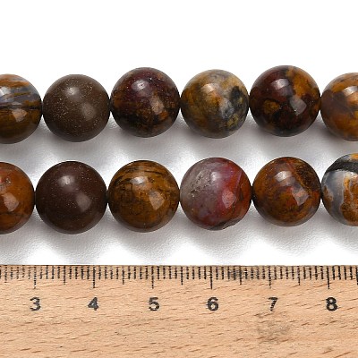 Natural Wealth Stone Beads Strands G-C289-B01-12mm-1