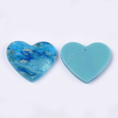 Cellulose Acetate(Resin) Pendants KY-S157-46E-1