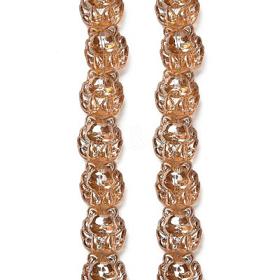 Electroplate Glass Bead Strands EGLA-H110-01PL-02-1