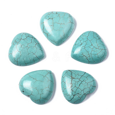 Natural Howlite Cabochons G-S356-27-1