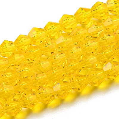 Transparent Glass Beads Strands EGLA-A039-T4mm-D22-1