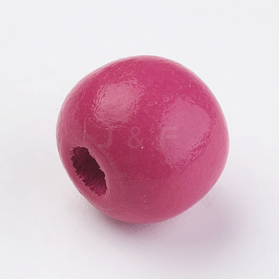 Natural Wood Beads WOOD-Q030-57-1