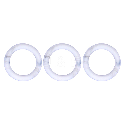 3Pcs Ring Silicone Focal Beads JX895C-01-1