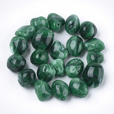 Acrylic Beads OACR-S029-019B-1