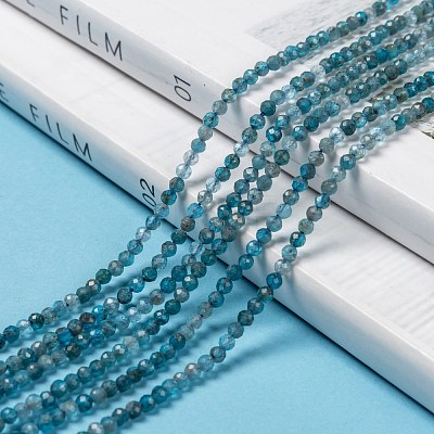 Natural Apatite Beads Strands G-K185-02-1