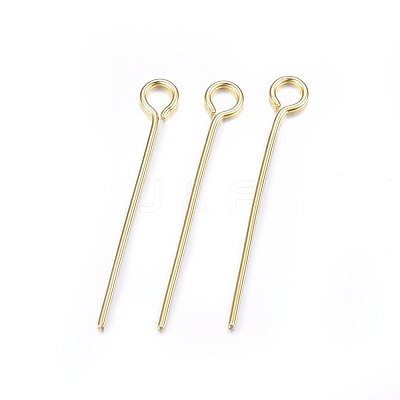 304 Stainless Steel Eye Pins STAS-F174-10G-B-1