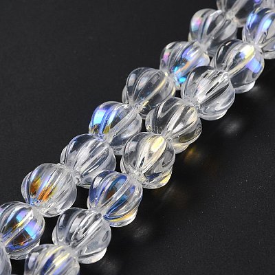 Transparent Glass Beads Strands GLAA-F114-02A-10-1