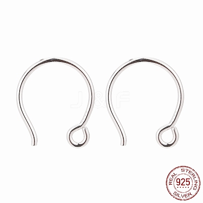 Rhodium Plated 925 Sterling Silver Earring Hooks LS-STER-N0001-028S-1