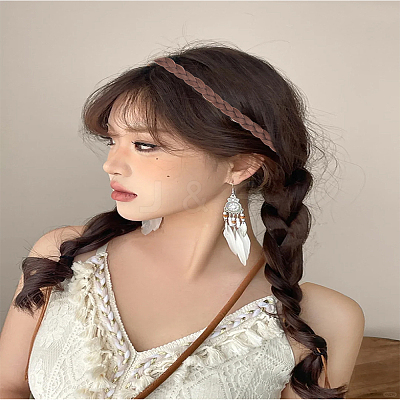 2Pcs 2 Colors Wigs Headbands OHAR-LP0001-39-1