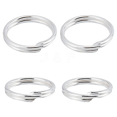 20Pcs 925 Sterling Silver Split Jump Rings STER-BBC0001-33B-1