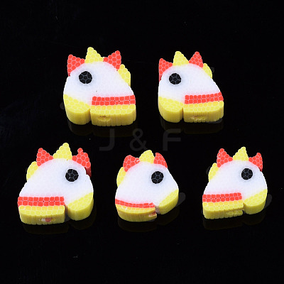 Handmade Polymer Clay Beads CLAY-N008-021F-1