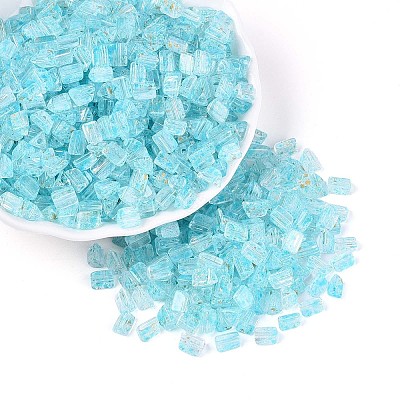 Transparent Spray Painted Glass Seed Beads SEED-L011-10A-16-1