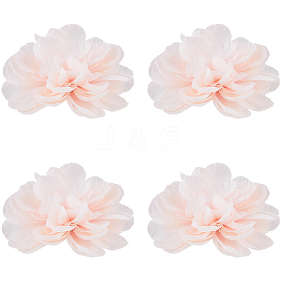 12Pcs Cloth Artificial Flower Head AJEW-SC0031-58B-1