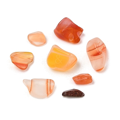 Pandahall Natural Agate Chip Beads G-M055-03-1