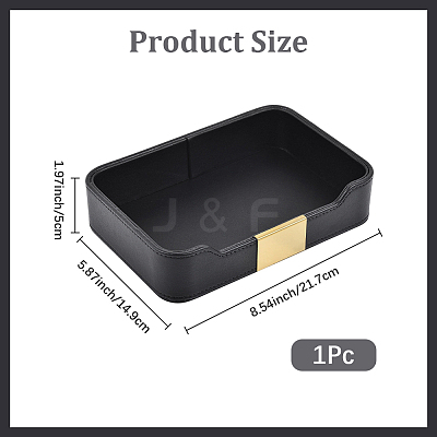 PU Leather Jewelry Display Plate ODIS-WH20013-02B-1