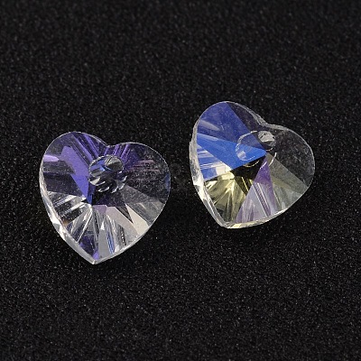 Romantic Valentines Ideas Glass Charms X-G030V10mm-01-1