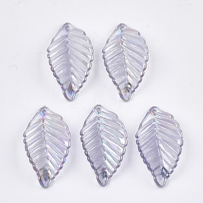 Transparent Acrylic Pendants X-TACR-T007-03-1