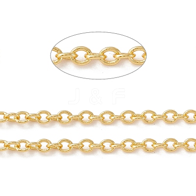 Brass Cable Chains CHC-O001-11G-1