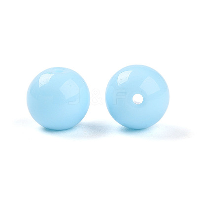 Opaque Solid Color Glass Beads X1-GLAA-N007-10mm-A12-1