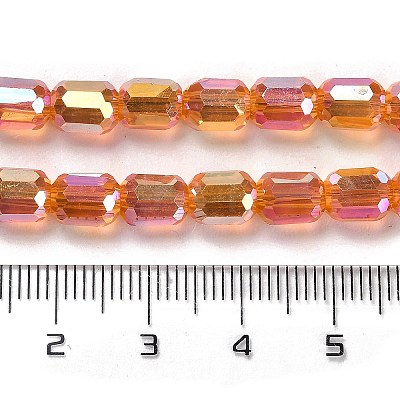 Electroplate Glass Beads Strands EGLA-D030-19C-1