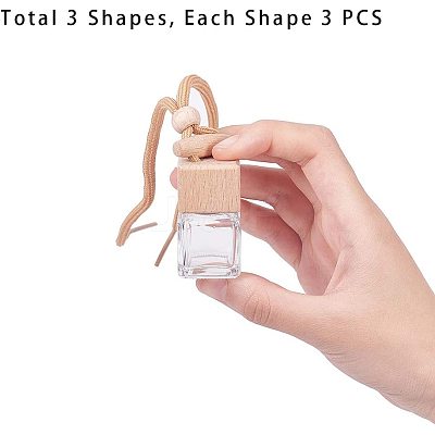Glass Pendant Decorations HJEW-PH0001-05-1
