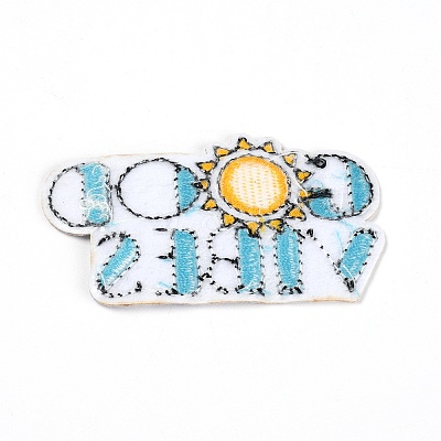 Computerized Embroidery Cloth Iron on/Sew on Patches DIY-SZC0005-13-1