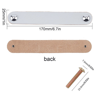 PU Leather Door Handles FIND-WH0052-51A-1