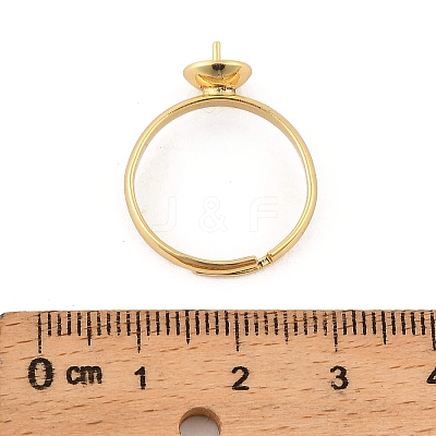Brass Adjustable Ring Settings KK-A272-01A-G-1