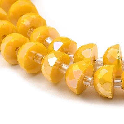 AB Color Plate Glass Beads Strands EGLA-P051-02A-B02-1