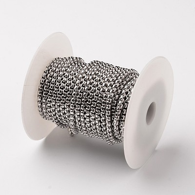 Tarnish Resistant 304 Stainless Steel Box Chains CHS-L015-19-1
