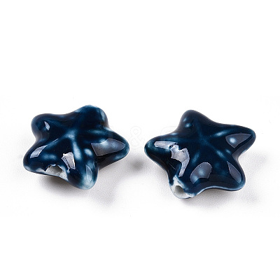 Handmade Porcelain Beads PORC-N008-09P-1