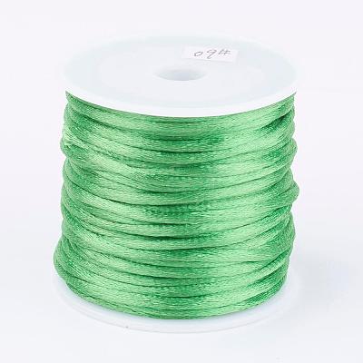 Nylon Satin Rattail Cords NWIR-L006-1mm-M-1