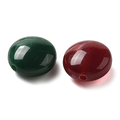 Opaque Acrylic Beads OACR-Z015-03-1