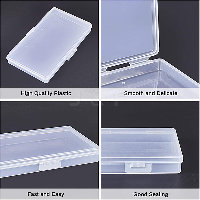 Transparent Plastic Bead Containers LS-CON-BC0006-06C-1