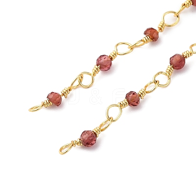 Brass Chain Necklace Making KK-K337-13G-04-1
