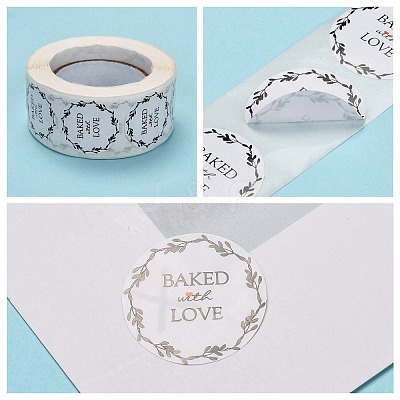 Baked with Love Stickers X-DIY-E023-07G-1