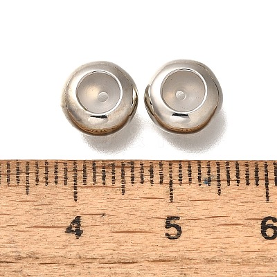 Rack Plating Brass Beads KK-M313-02A-P-1