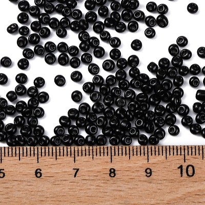 8/0 Baking Paint Glass Seed Beads SEED-M012-02A-55-1