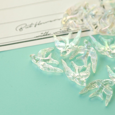 Acrylic Beads X-PW-WGE644D-01-1