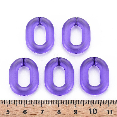Transparent Acrylic Linking Rings MACR-S373-19-B05-1
