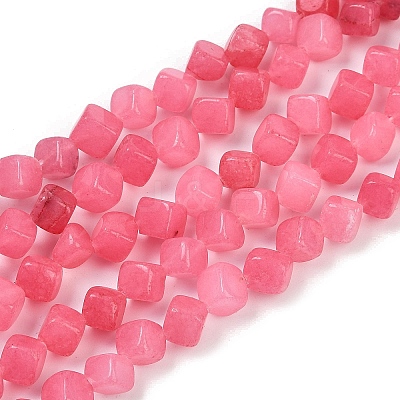 Dyed Natural Rhodonite Beads Strands G-A257-A19-01-1