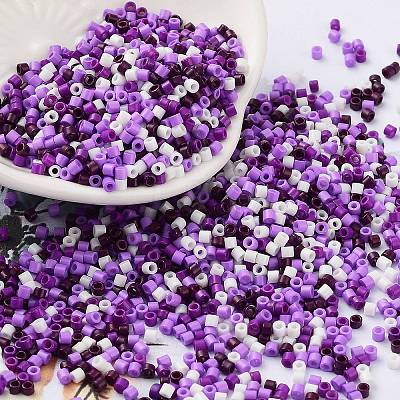 Baking Paint Glass Seed Beads SEED-S042-05B-53-1