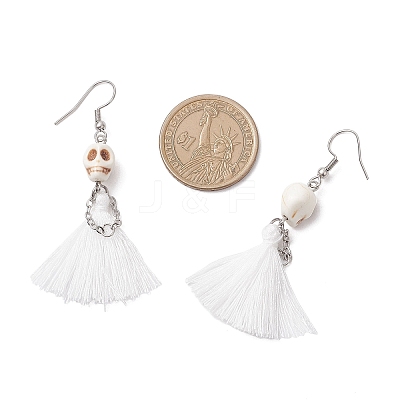 304 Stainless Steel Dangle Earrings EJEW-JE06551-1
