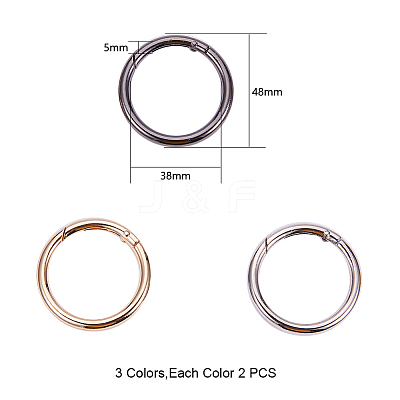 Zinc Alloy Key Clasp Findings PALLOY-PH0012-67-1