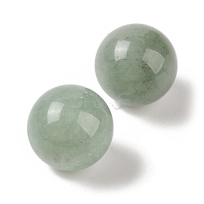 Natural Green Aventurine No Hole Sphere Beads G-K353-04D-02-1