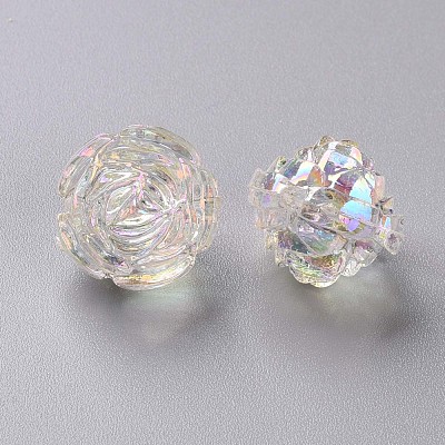 Transparent Acrylic Beads TACR-S154-31C-205-1