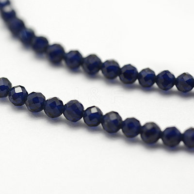 Faceted Synthetic Quartz Beads Strands G-F507-01D-1